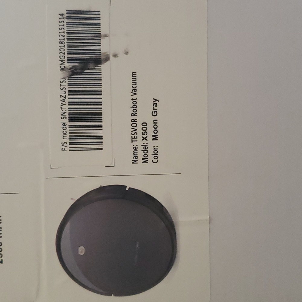 Tesvor Robot Vacuum X500 (New in box) - Picture 4 of 10